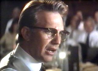Costner as Garrison gives closing summation
