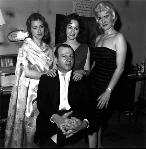 Jack Ruby with three of his Carousel Club entertainers