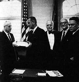 Warren Commission Presentation to LBJ